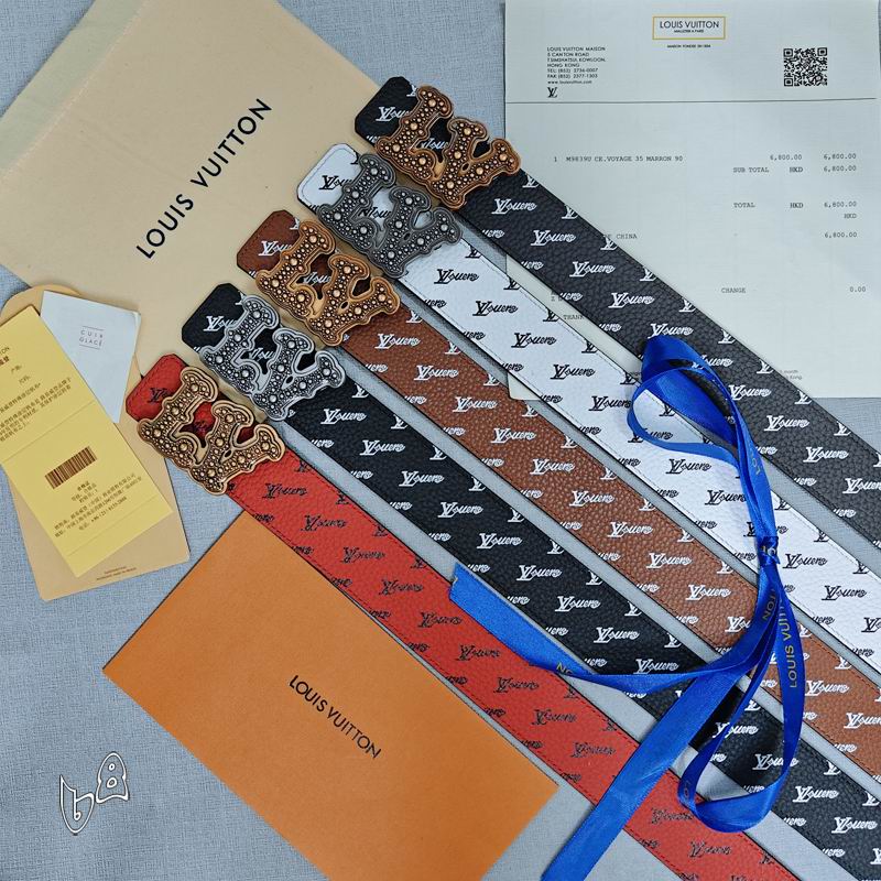 LV belt 38mmX90-125cm lb30
